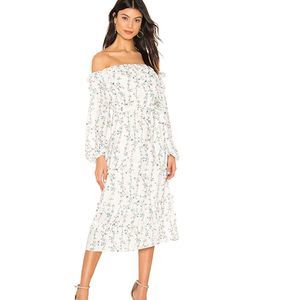 Tularosa Brooklyn Dress Ivory Vine Floral Small
